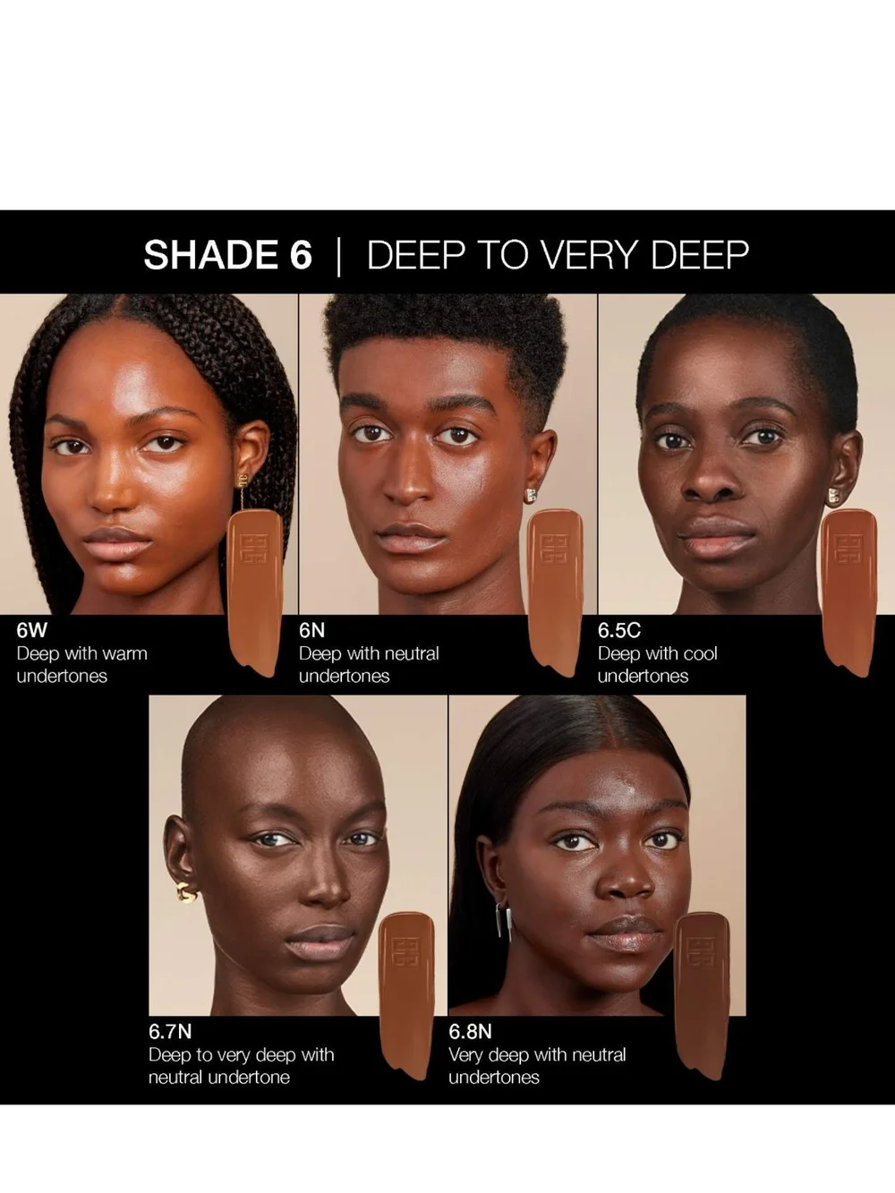 Givenchy Prisme Libre Glow Serum Foundation In 6W